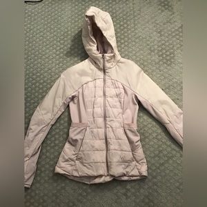Lululemon, “Down For It All” jacket in blush pink color